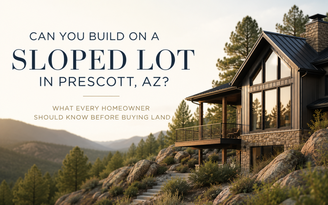 Can You Build on a Sloped Lot in Prescott, AZ?